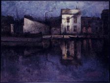 Saint-Martin canal, 10th arrondissement, 1890. Creator: Unknown