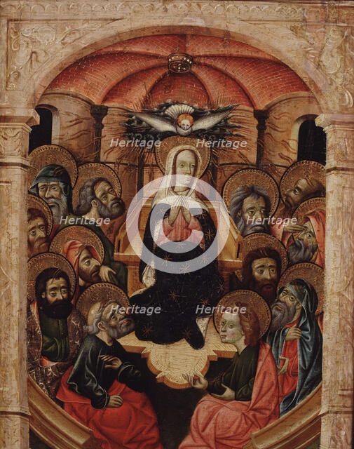 Saint Mary (Virgin Mary), daughter of St. Joachim and St. Anne and mother of Jesus Christ.'Pentec…