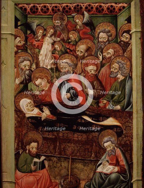 Saint Mary (Virgin Mary), daughter of St. Joachim and St. Anne and mother of Jesus Christ. 'Death…