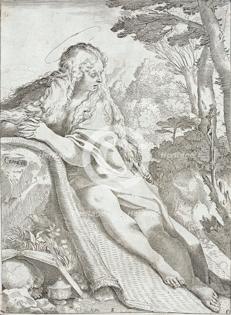 Saint Mary Magdalene, 1591. Creator: Annibale Carracci.