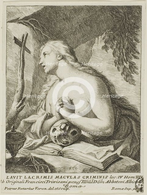 Saint Mary Magdalene, 1728/31. Creator: Pietro Rotari.