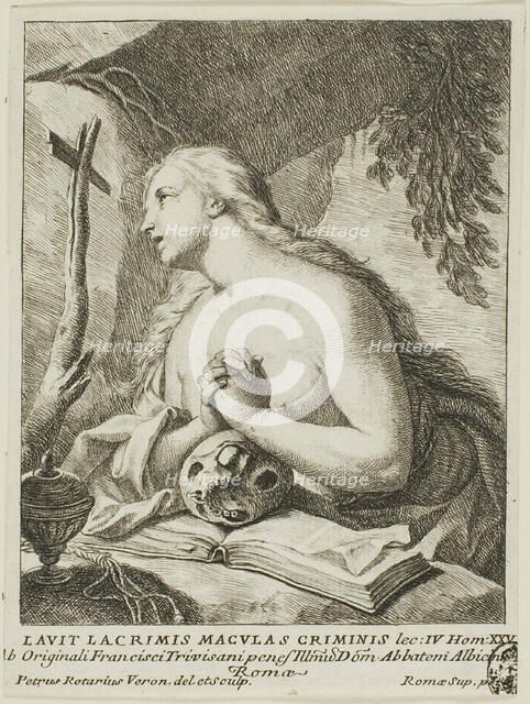 Saint Mary Magdalene, 1728/31. Creator: Pietro Rotari.