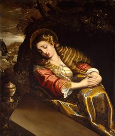 Saint Mary Magdalene at the Tomb, c. 1550-1600. Creator: Anonymous