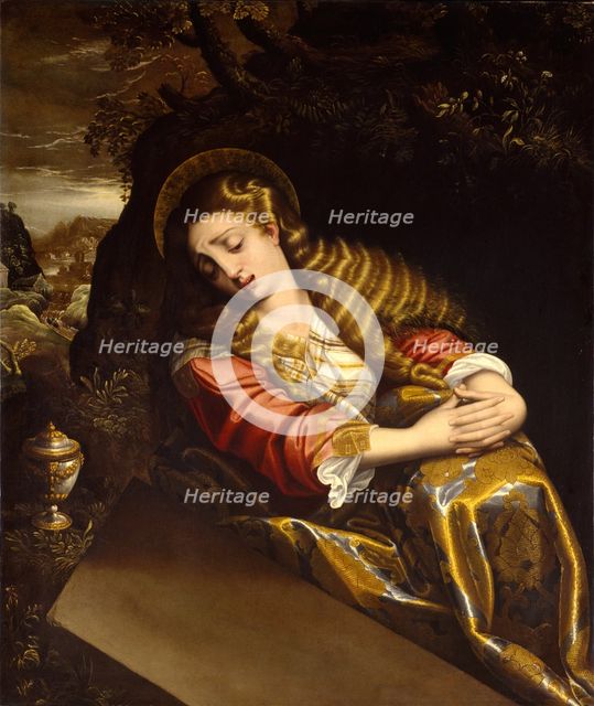 Saint Mary Magdalene at the Tomb, c. 1550-1600. Creator: Anonymous.