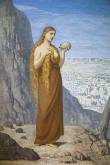 Saint Mary Magdalene in the Desert, 1869. Creator: Pierre Puvis de Chavannes