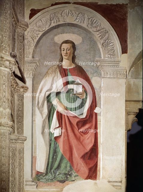 Saint Mary Magdalene' painting by Piero della Francesca.