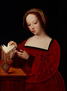 Saint Mary Magdalene Reading a Book, 1st half of 16th century. Creator: Unknown
