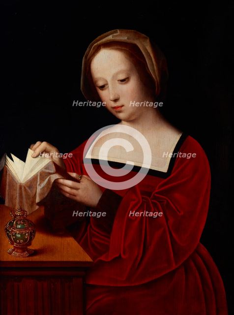 Saint Mary Magdalene Reading a Book, 1st half of 16th century. Creator: Unknown.