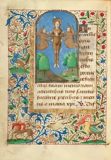 Saint Mary of Egypt; Prayer Book of Charles the Bold, about 1480-1490. Creator: Unknown