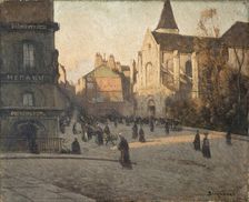 Saint-Médard church, c1900. Creator: Louis Braquaval