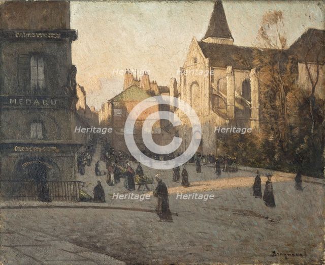 Saint-Médard church, c1900. Creator: Louis Braquaval.