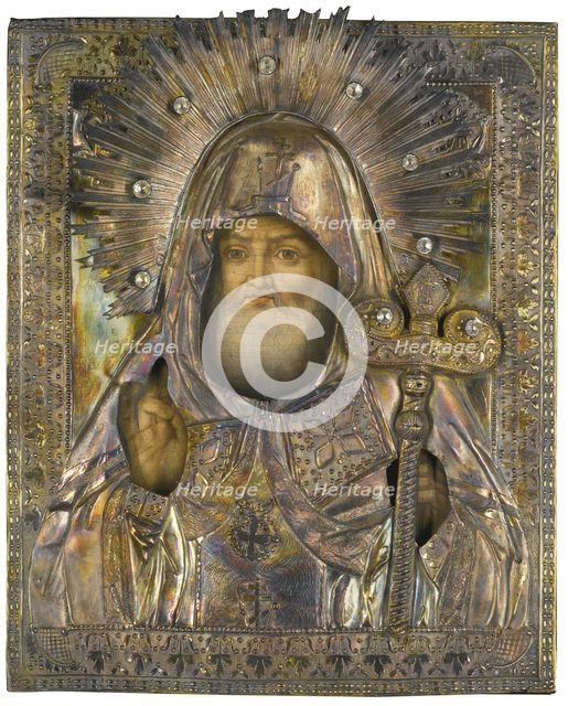 Saint Mitrofan of Voronezh, 1835. Artist: Borodulin, Michail Vasilyevich (?-1859)