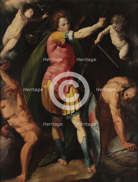 Saint Michael the Archangel, 1605-1609. Creator: Crespi, Giovanni Battista (1573-1632).