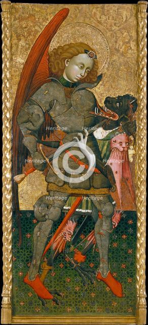 Saint Michael the Archangel, c. 1440. Artist: Blasco de Grañén (?-1459)