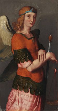 Saint Michael the Archangel, c1550-1560. Creator: Moroni, Giovan Battista (1520/25-1578)