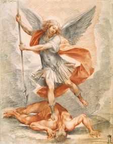 Saint Michael the Archangel, c1629-1630. Creator: Cesari, Giuseppe (1568-1640)