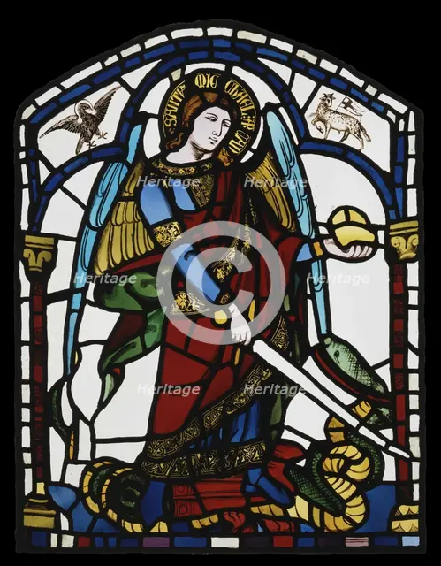 Saint Michael the Archangel, ca 1326. Creator: Lorenzetti, Ambrogio (ca 1290-ca 1348).