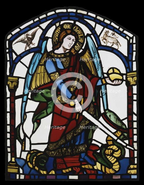 Saint Michael the Archangel, ca 1326. Creator: Lorenzetti, Ambrogio (ca 1290-ca 1348).