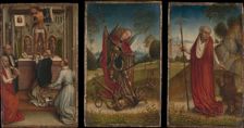 Saint Michael; The Mass of Saint Gregory; Saint Jerome. Creator: Master of the Saint Catherine Legend