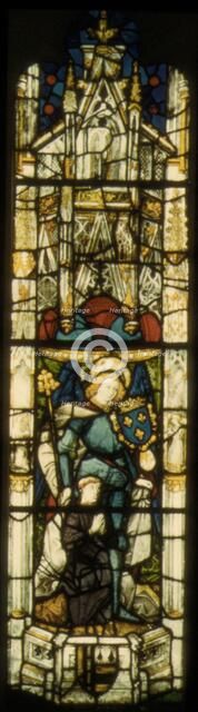 Saint Michael and a Donor, French, late 15th century. Creator: Unknown.