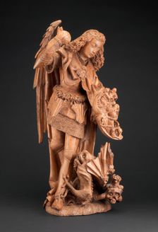 Saint Michael and the Devil, 1475/1500. Creator: Unknown