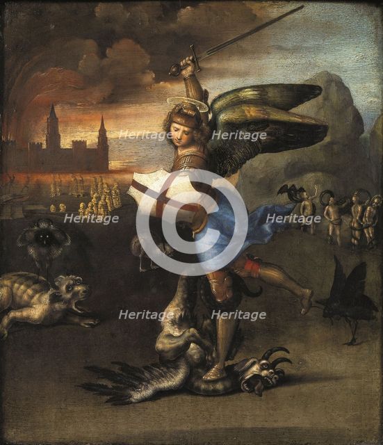 Saint Michael and the Dragon, 1503-1505.