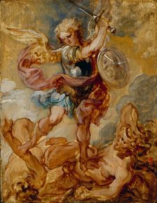 Saint Michael, between 1648 and 1649. Creator: Lucas Franchoys the Younger