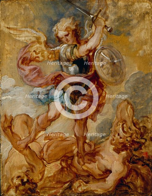 Saint Michael, between 1648 and 1649. Creator: Lucas Franchoys the Younger.