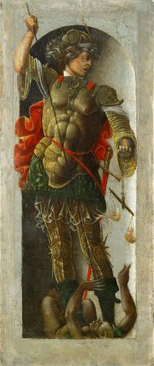Saint Michael, ca 1472-1473. Creator: Ercole de Roberti, (Ercole Ferrarese) (c. 1450-1496)