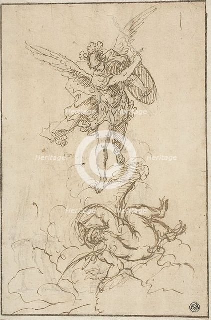 Saint Michael Conquering Satan, n.d. Creator: Antonio Consetti.