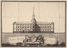 Saint Michael's Castle in Saint Petersburg, 1797. Artist: Brenna, Vincenzo (1745-1820)