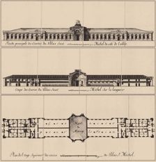 Saint Michael's Castle in Saint Petersburg, 1797. Artist: Brenna, Vincenzo (1745-1820)