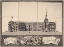 Saint Michael's Castle in Saint Petersburg, 1797. Artist: Brenna, Vincenzo (1745-1820)