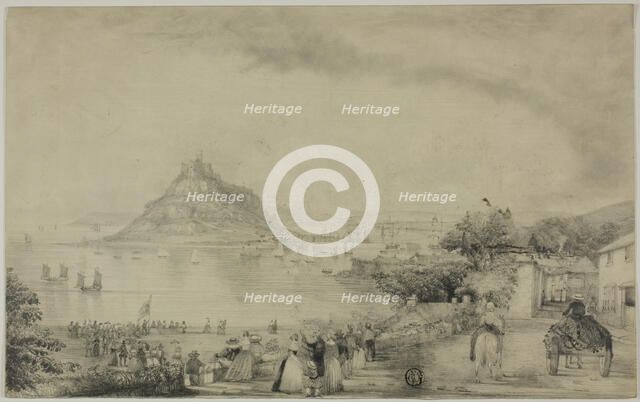 Saint Michael's Mount, Cornwall: Regatta Scene, n.d. Creator: J. G. Doyle.
