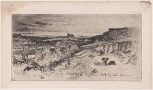 Saint-Michel à L'Estre, 1881. Creator: Felix Hilaire Buhot