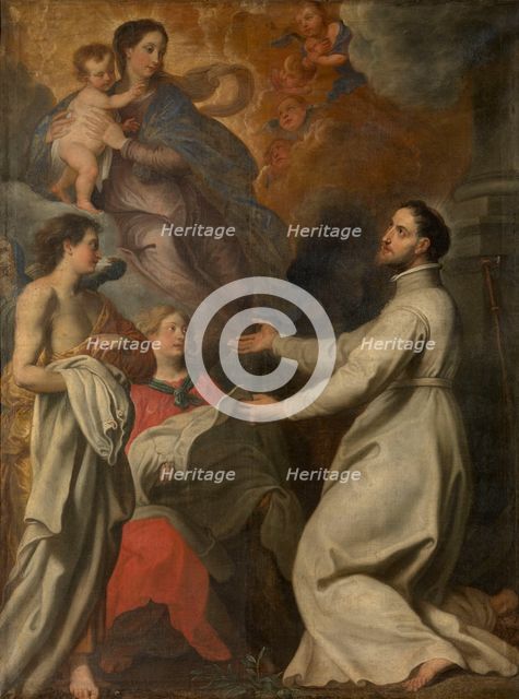 Saint Norbert Receives the Garment of his Order. Creator: Seghers, Gerard (1591-1651).