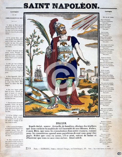 'Saint Napoleon', 19th century. Artist: Unknown