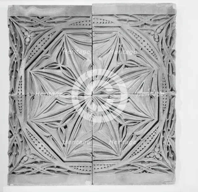 Saint Nicholas Hotel: Spandrel Panel, 1892/93. Creator: Adler & Sullivan.