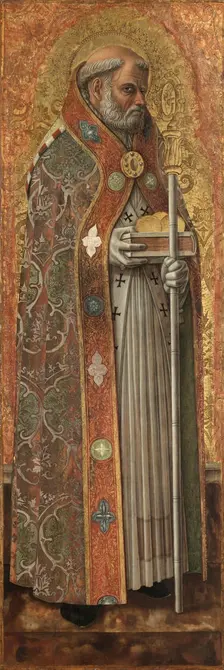 Saint Nicholas of Bari, 1472. Creator: Carlo Crivelli (Italian, 1430/35-1495)