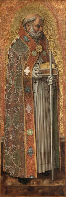Saint Nicholas of Bari, 1472. Creator: Carlo Crivelli (Italian, 1430/35-1495)