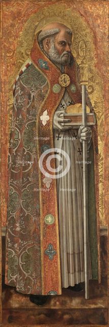 Saint Nicholas of Bari, 1472. Creator: Carlo Crivelli (Italian, 1430/35-1495).