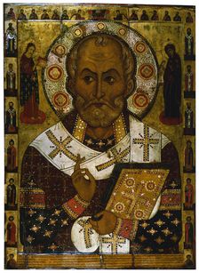 Saint Nicholas of Lipna 1294. Artist: Alexa Petrov