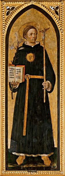 Saint Nicholas of Tolentino, c1465-1470. Creator: Bembo, Benedetto (c. 1423-1489)