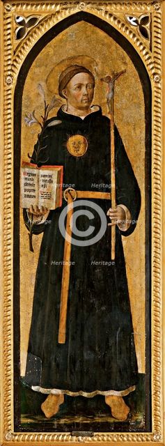 Saint Nicholas of Tolentino, c1465-1470. Creator: Bembo, Benedetto (c. 1423-1489).