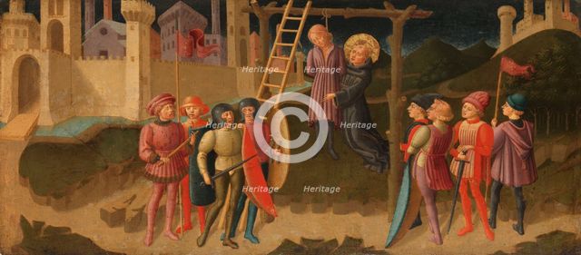 Saint Nicholas of Tolentino Saving a Hanged Man, c.1470. Creator: Zanobi di Jacopo Machiavelli.