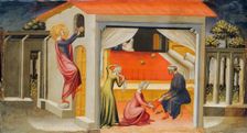 Saint Nicholas Providing Dowries, 1433-35. Creator: Bicci di Lorenzo
