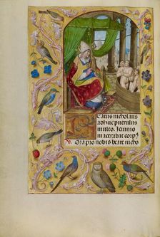 Saint Nicholas Rescuing Three Youths from a Tub; Spinola Hours, about 1510-1520. Creator: Master of the Lubeck Bible