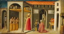 Saint Nicholas Resuscitating Three Youths, 1433-35. Creator: Bicci di Lorenzo