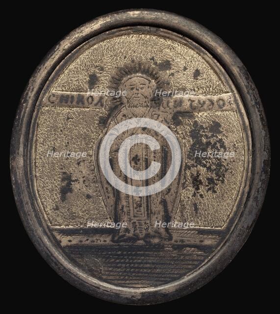 Saint Nicholas the Wonderworker, late 18th/early 19th century. Creator: Unknown.