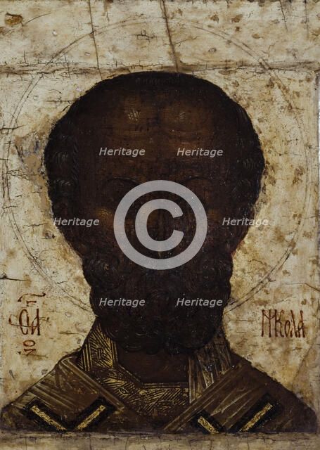 Saint Nicolas, between 1500 and 1600. Creator: Moscow School.